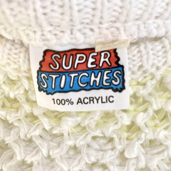 VINTAGE Womens Crochet Knitted Short Sleeve blouse Vest Top T-shirt - Picture 7 of 9